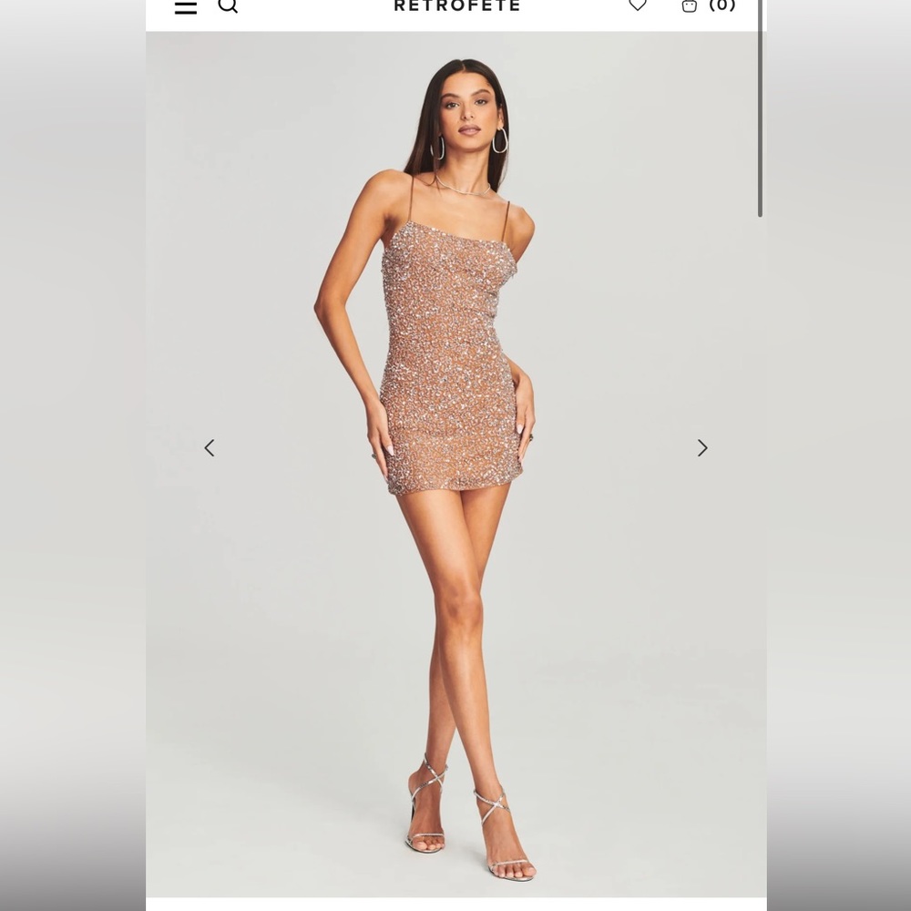 Retrofete Dionne sequin-embellished minidress